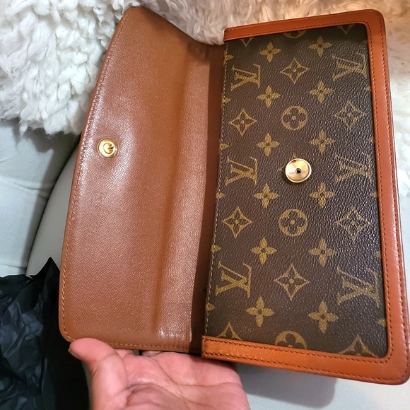 Louis Vuitton brown monogram clutch bag - Picture 4 of 5